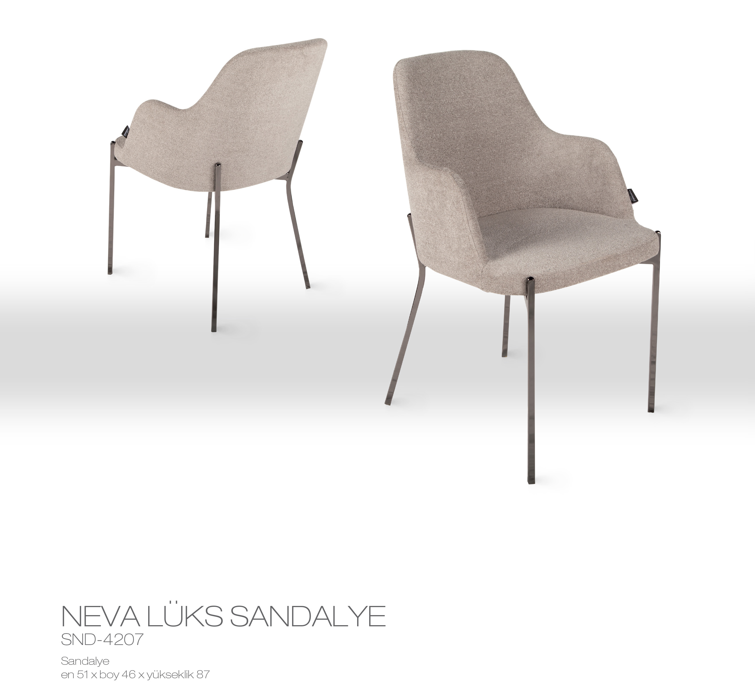 Neva Lüks Sandalye